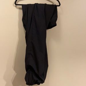 Black athletic joggers